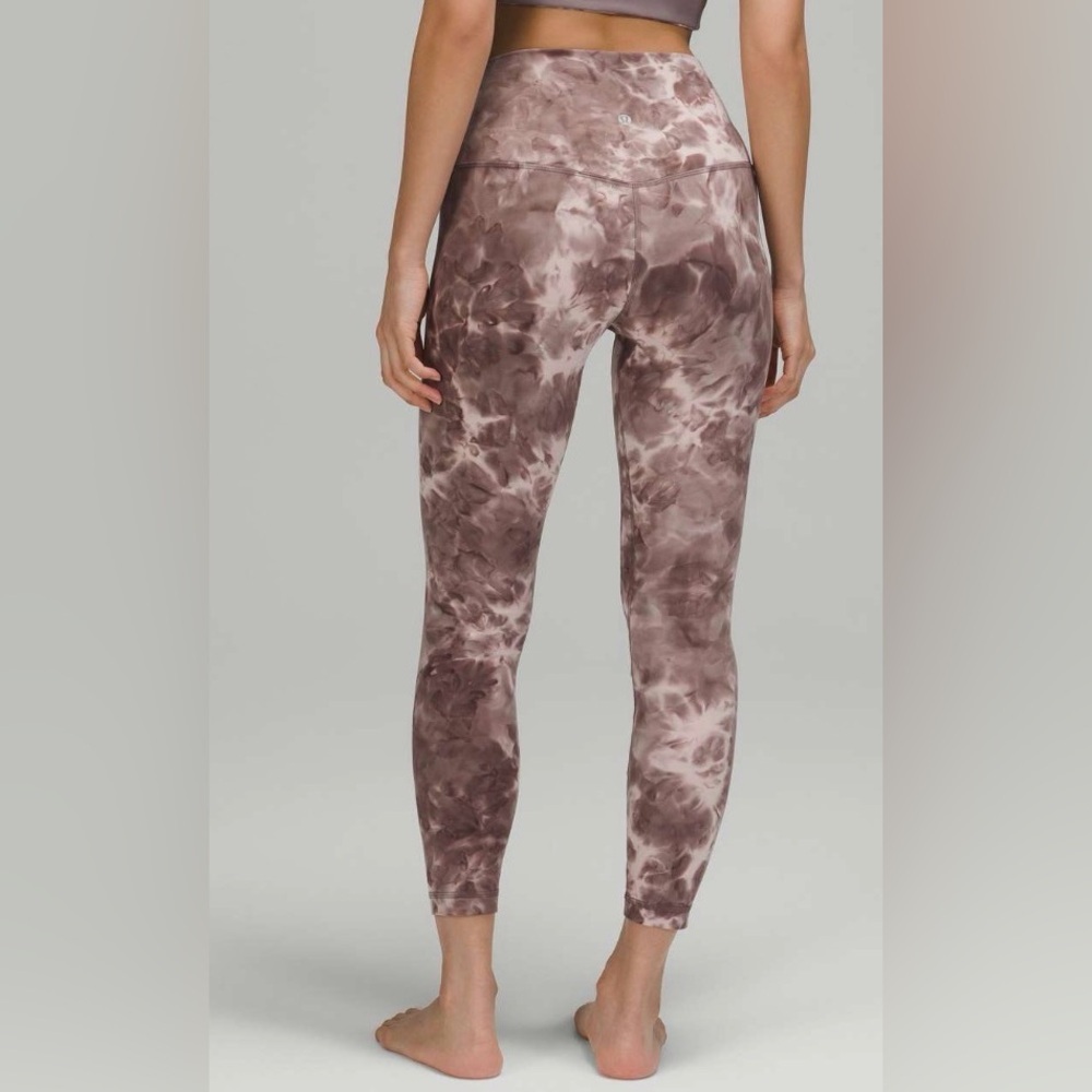 NWOT Lululemon Align High-Rise Pant 25" Diamond Dye Mink Bery Lunar Rock Shadow